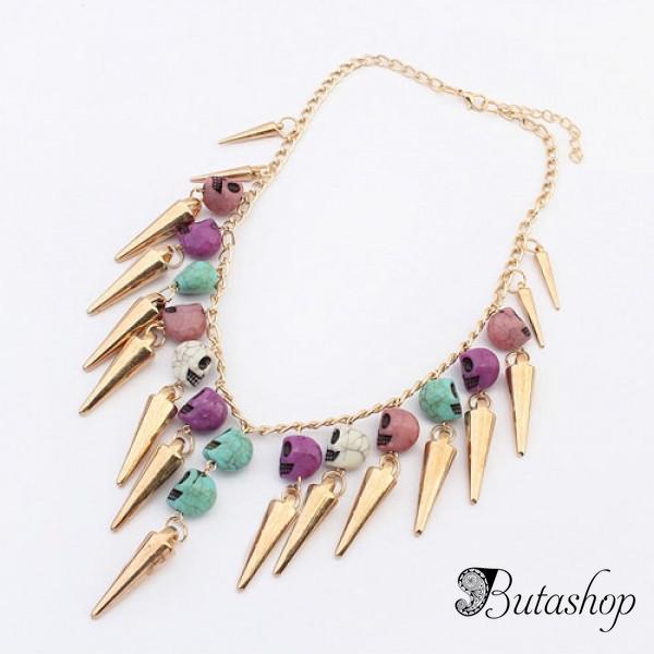 РАСПРОДАЖА! Ожерелье - Черепа - www.butashop.com