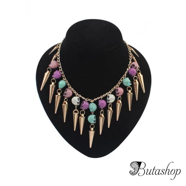 РАСПРОДАЖА! Ожерелье - Черепа - www.butashop.com