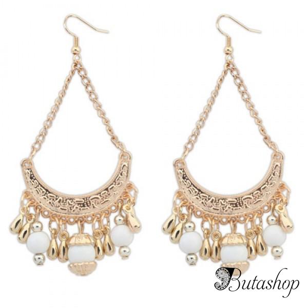 РАСПРОДАЖА! Аристократические богемные серьги - www.butashop.com