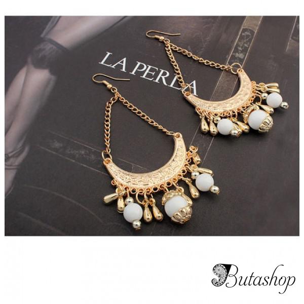 РАСПРОДАЖА! Аристократические богемные серьги - www.butashop.com