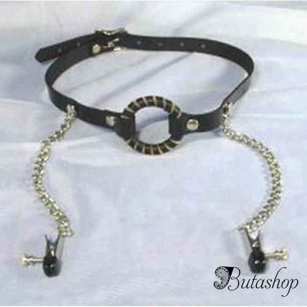 Кожаный кляп - www.butashop.com