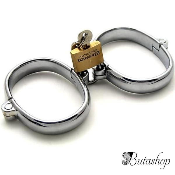 Мужские стальные наручники из стали - www.butashop.com