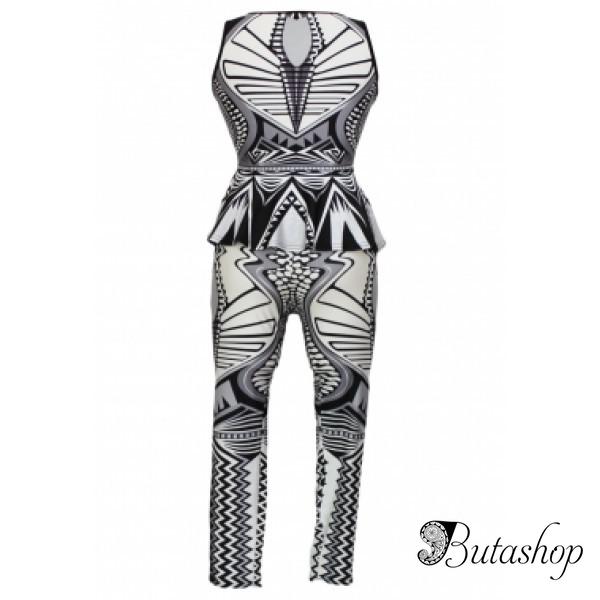 Стильный костюм с оригинальным принтом - www.butashop.com
