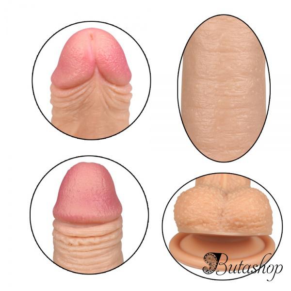 Фаллоимитатор из двойного слоя силикона - www.butashop.com