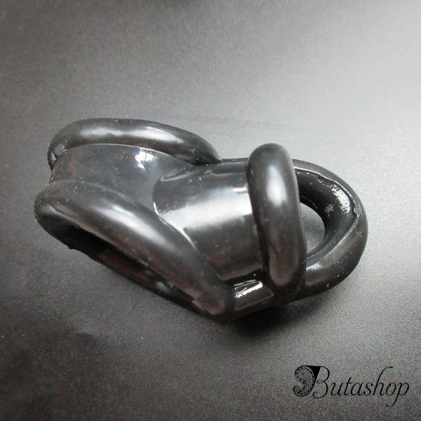 Фиксатор на пенис для мужчин черный - www.butashop.com