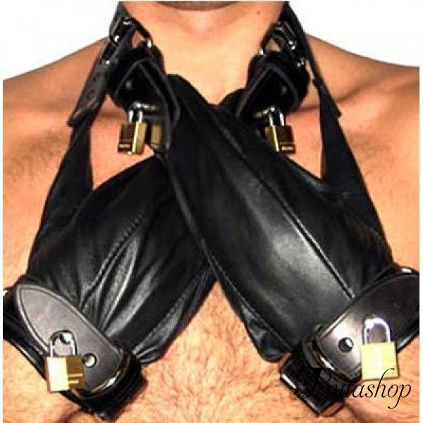 Черный бондаж с замками - www.butashop.com
