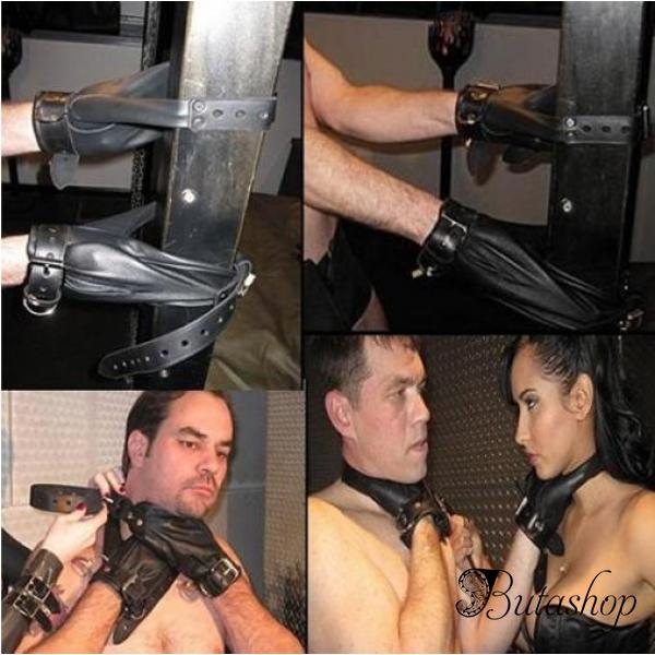 Черный бондаж с замками - www.butashop.com