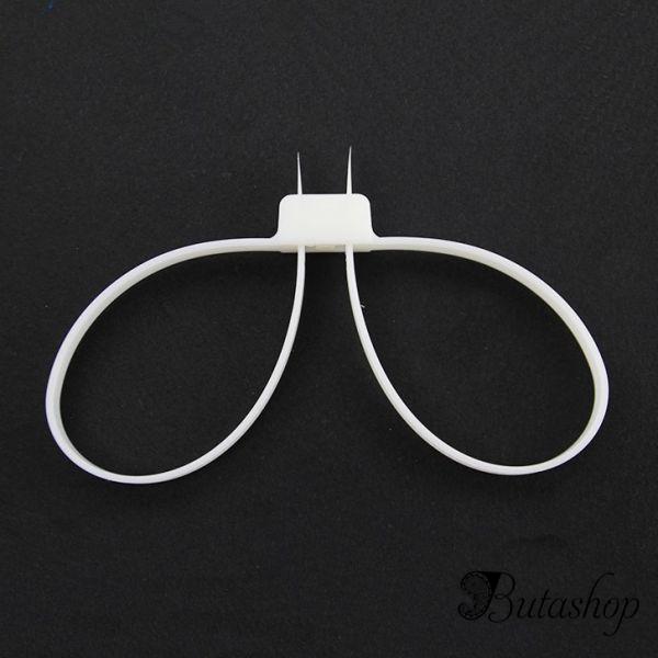 Одноразовые многоцелевые наручники белые - www.butashop.com