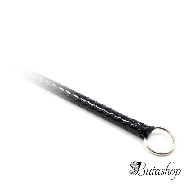 Черная плеть в виде кнута - www.butashop.com