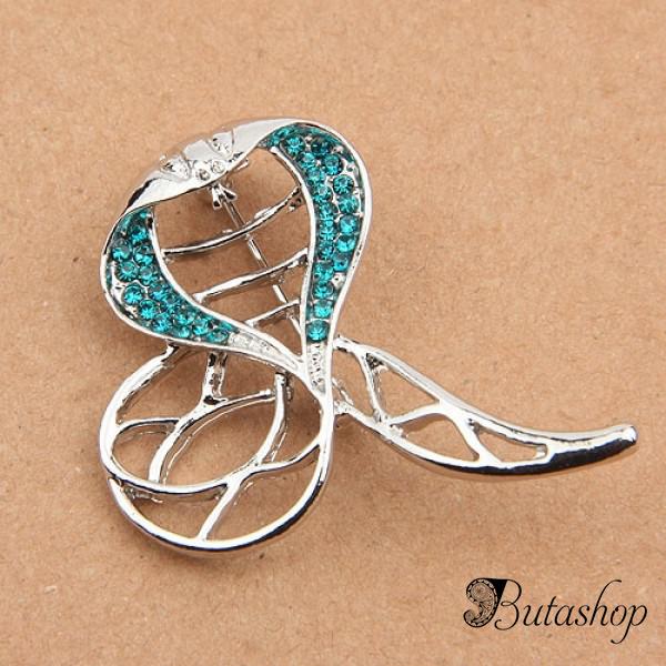 РАСПРОДАЖА! Брошь - Кобра - www.butashop.com