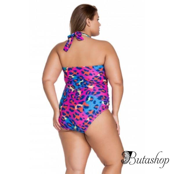Леопардовый монокини для пышных форм - www.butashop.com