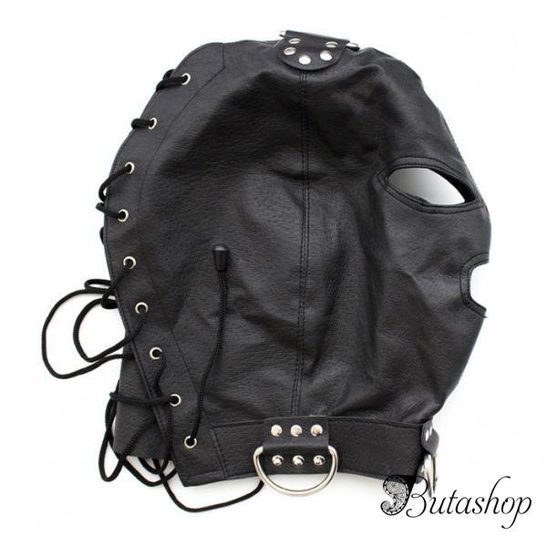 Черный готический намордник - www.butashop.com