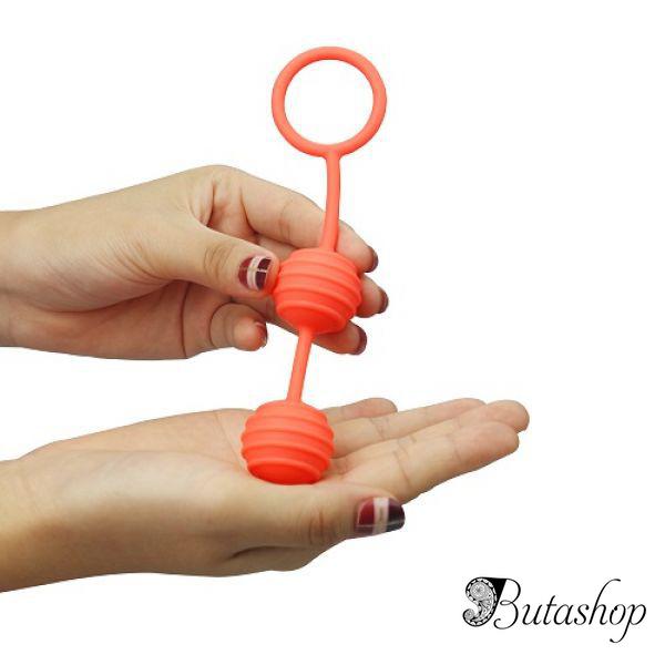 Мячики кегли оранжевые Kegel Ball - www.butashop.com