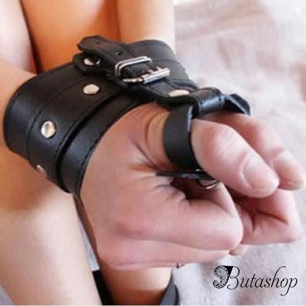 Кожаные наручники - www.butashop.com