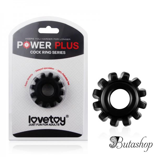 Прозрачное эрекционное кольцо Power Plus - www.butashop.com